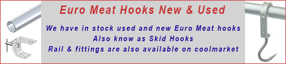 Euro Rail Meat Hooks